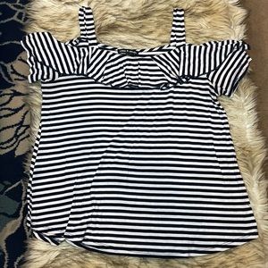 Cable and Gauge Off The Shoulder Top